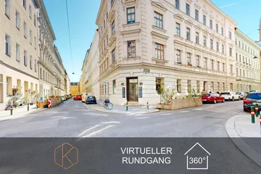 Charmante Altbau-Wohnung nahe Donaukanal | 2 Zimmer - 63m²  | saniert