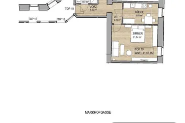 PROVISIONSFREIE sanierungsbedürftige Altbauwohung | Nähe U3-Station-Schlachthausgasse | Lift in Planung
