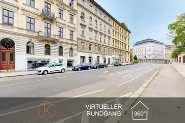 Büro/Praxis/Ordination | 1,5 Zimmer | Altbau am Liechtensteinpark