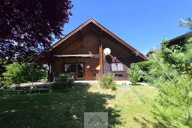 Holzhaus mit Garten &amp; Seezugang – Wohnen, wo andere Urlaub machen!