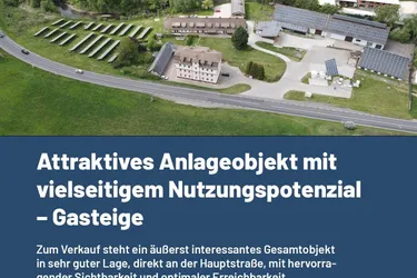 Großes Wohn- und Gewerbeprojekt mit PV-Anlage, Lagerhallen und E-Mobilitätsinfrastruktur