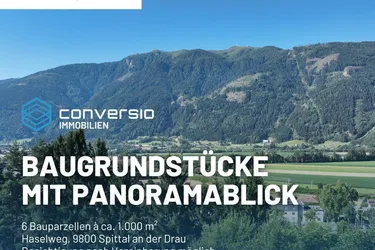 Baugrundstücke mit Panoramablick in Spittal/ Drau