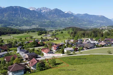 Baugrund mit super Aussicht in Schnifis
