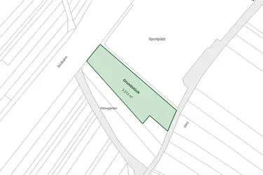 Grünland für Sport und Freizeit neben dem Sportplatz Gumpoldskirchen