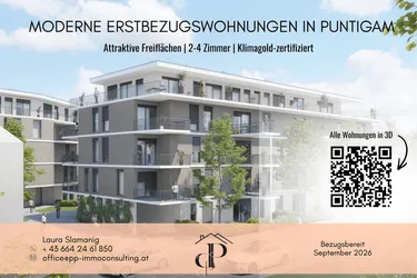 Moderne Erstbezugswohnungen mit großzügiger Freifläche | Puntigam