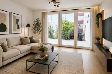 Helle 2-Zimmer-Wohnung mit Balkon, Parkplatz-möglich – auch ideal als WG
