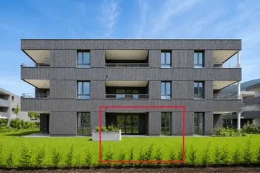 2-Zimmer-Garten-Neubau-Mietwohnung