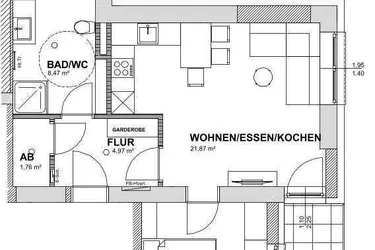 2-Zimmer Neubauwohnung PROVISIONSFREI im Innviertel - ideal als Anlageobjekt