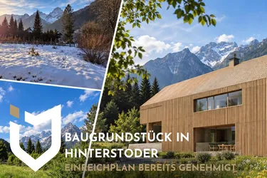 BAUGRUNDSTÜCK IN HINTERSTODER - TOP LAGE - EINREICHPLAN BEREITS GENEHMIGT