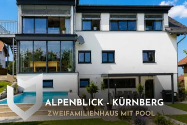 ALPENBLICK KÜRNBERG 2 FAM HAUS MIT POOL UND WINTERGARTEN TRAUM LAGE !