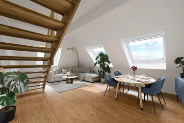Traumhafte 3-Zimmer Dachgeschosswohnung mit großzügiger Dachterrasse - inkl. Möglichkeit zur freien Gestaltung!