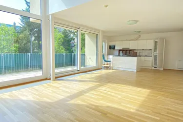 Lichtdurchflutete 4 ZI Terrassenwohnung -Klimaanlage, Garage