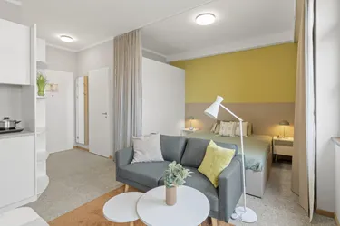 * ALL-INCLUSIVE-LIVING * im HANS-Y - Pauschalmiete (inkl. Strom, Heizung, Internet, Pool, Gym, Spa &amp; vieles mehr) + flexible Laufzeiten!