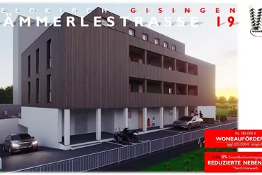 NEUBAU-W04: 2-Zimmer Wohnung in Traumlage in Gisingen