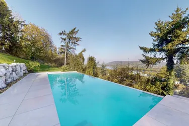 EINZIGARTIGE VILLA MIT INFINITY-POOL &amp; BLICK ÜBER DIE DONAU