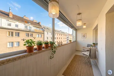 Loggia-Traum beim Augarten zum sanieren - auch für WG-Vermietung geeignet