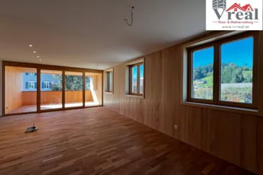 NEUBAU 3-Zimmer-Wohnung mit Terrasse und traumhaftem Sonnenuntergang in Lingenau zum Kauf