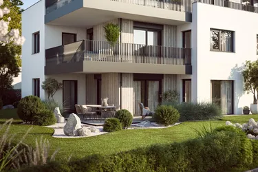 Erdgeschosswohnung mit sehr großen Garten 