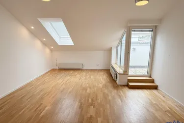 Klimatisiertes DG-Büro inkl. kleiner Terrasse in TOP-Lage OPER