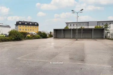 1.888 m² befestigte Gewerbe- &amp; Lagerfreifläche mit Flugdach