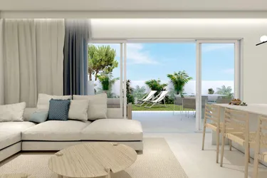 Erdgeschosswohnung ganz nah am Meer mit Pool