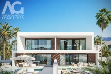 Schönes modernes Haus mit Pool