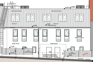 Bewilligtes Bauprojekt mit 4 Häusern