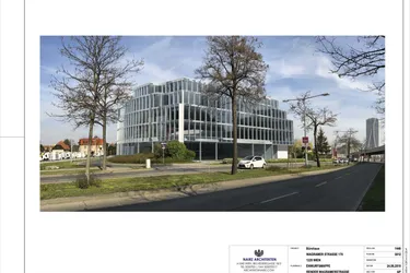 Projekt mit rechtskräftiger Baubewilligung für die Errichtung eines Büro- und Geschäftsgebäudes