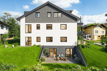 Familientraum in Elixhausen: Großzügige Maisonette-Neubauwohnung mit fünf Zimmern auf zwei Geschossen