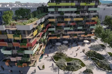 Momento Wien - Modernes Wohnen mit erstklassigen Gemeinschaftsflächen: Fitness, Yoga, Dachterrassen, Kinoraum, Lounge, Private Dining &amp; Podcast Raum