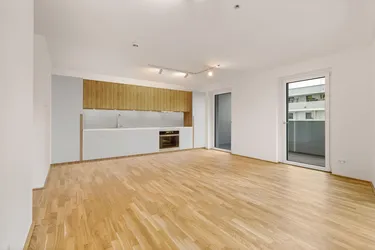 3-Zimmer Wohnung Large (unmöbliert) mit Zugang zu erstklassigen Gemeinschaftsflächen: Fitness, Co-Working, Dachterrasse, Yoga, Private Dining &amp; Kinoraum