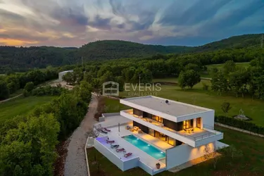 Istrien, Groznjan, atemberaubende Designervilla