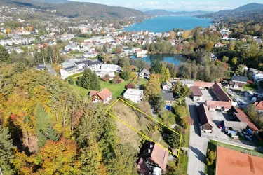 Velden Baugrundstück in sonniger Hanglage Zentrums- und Wörthersee-Nähe