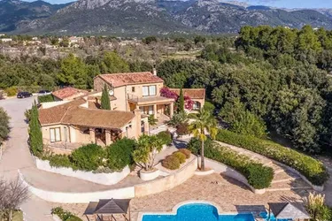 Finca Moscari - Moderne Natursteinfinca mit Panoramablick in Moscari, Mallorca