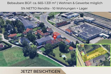 Gute Lage Triesterstraße! Zinshaus mit 10 Wohnungen + Lager | 549 m² vermietet | ca. € 3.300 Netto/Monat