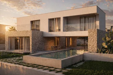 ŠIBENIK Region – Licht, Architektur und mediterrane Leichtigkeit: Villa mit Pool und großzügigem Raumkonzept