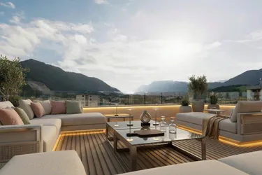 Skybar im Neubauprojekt der Sparkasse Kufstein in Wörgl – Exklusive Gastronomiefläche mit unvergleichbarem Ausblick zur Verpachtung
