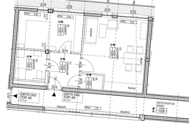 Neubau-Wohnung in Graz mit 2 Zimmern und Einbauküche