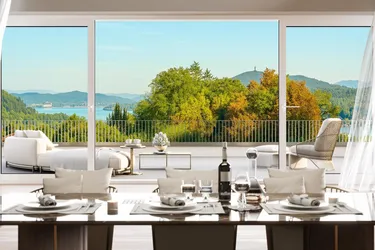 Reihenhaus Neubau in Velden, "Wohnen im Grünen mit Seeblick"