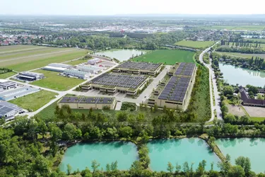 Gewerbe, Lager &amp; Produktionsflächen im CTPark Baden 900 m² - 9.550 m² Halle A/ Halle B