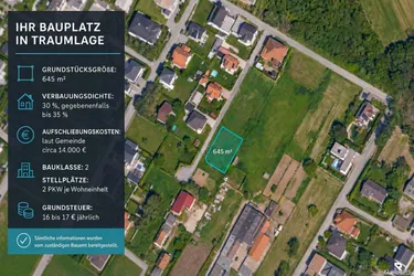 Ruhig, sonnig, familienfreundlich: Baugrundstück für Ihr Traumhaus in Lichtenwörth