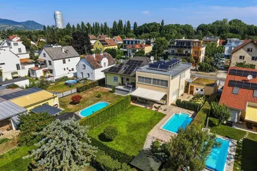 Familientraum nahe der Alten Donau – Haus mit Pool, Garten und Doppelgarage (nahe U6!)