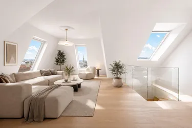 Über den Dächern Wiens – 5-Zimmer-Maisonette mit Terrasse und Stephansdom-Blick