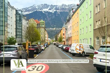 2,5-Zimmer-Wohnung mit ca. 60 m² Wohnfläche zzgl. verglastem Balkon in Pradl / Innsbruck zu verkaufen
