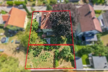 NEU: Jetzt 921 m² inklusive hinterem Grundstück – mit Altbestand
