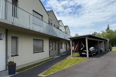 Neubau-Erstbezug in Bad Radkersburg: hochwertige 3-Zimmer-Neubauwohnung mit Küche, Balkon, Carport und Klimaanlage