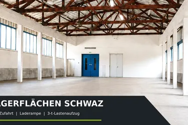 900–3.000 m² Lagerflächen in Schwaz | LKW-Zufahrt, Rampe &amp; 3-t-Aufzug