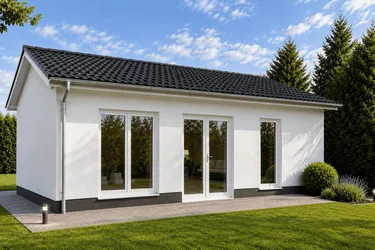 Leichtbauhaus 44m² auf 310m² Grund in Schandorf