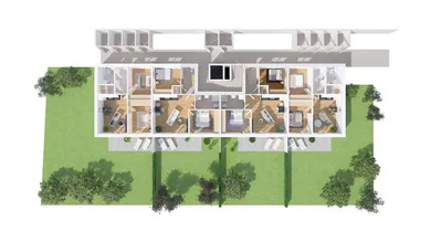 Haus 4 EG 3D Grundriss