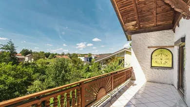 Ausblick vom Westbalkon